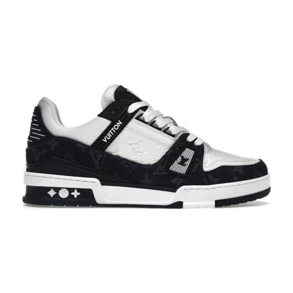 LV TRAINERS BLACK AND WHITE